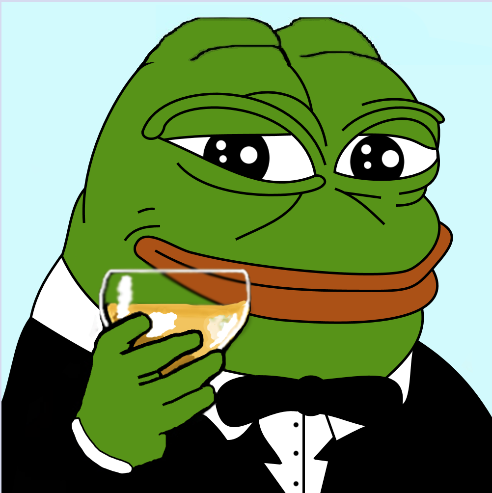 28 - drink looking_at_you pepe smile smug suit.png