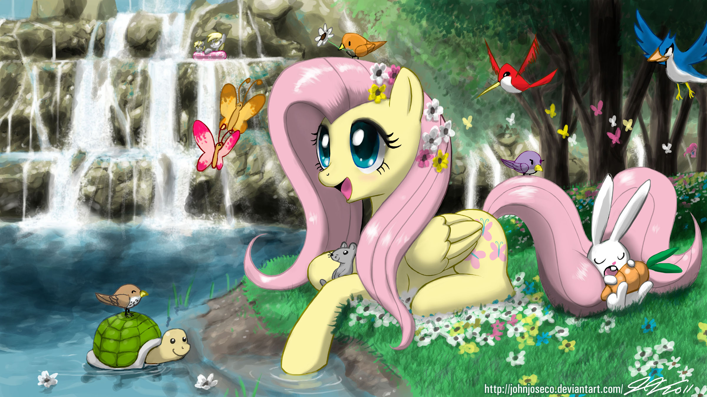 Fluttershy_and_natyre44444.jpg