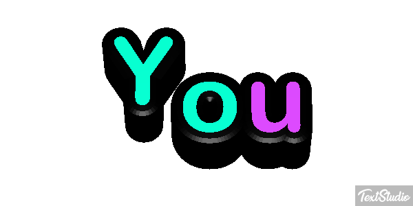 You Word Animated GIF Logo Designs