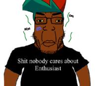 black_shirt brown_skin clothes cross_eyed discord discord_logo_facial_mark enthusiast facial_mark flies fnf_pedo glasses hair hat looking_at_you pedophile series:esl_pedo_league shitnobodycaresabout soyjak stink_lines subvariant:chudplier subvariant:science_lover text tshirt variant:markiplier_soyjak white_text yellow_sclera // 1072x966 // 330.9KB