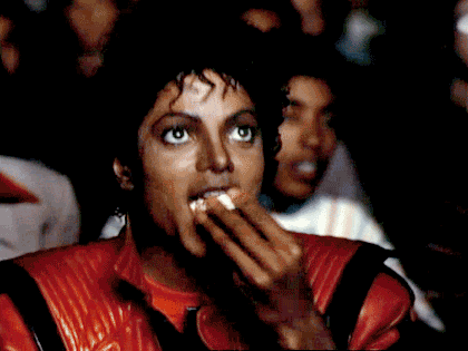 michael jackson eating popcorn gif - AllEars.Net