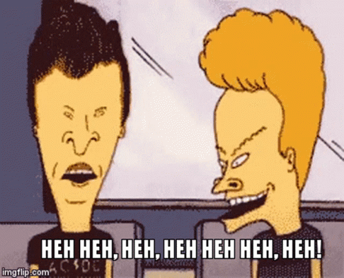 GIF de Beavis And Butthead Laughing | Tenor