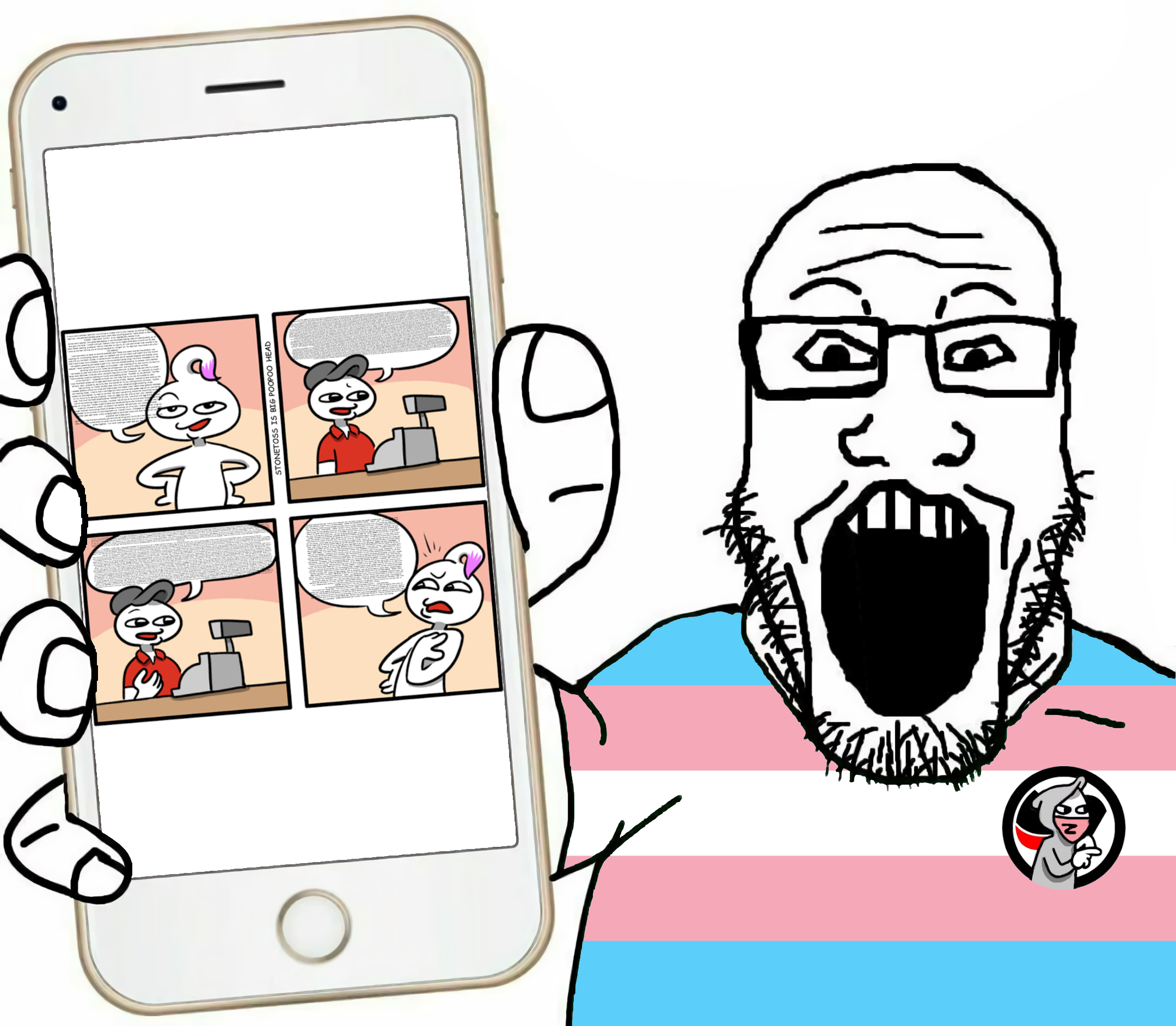 Antifa_shows_his_phone_Stonetoss.png